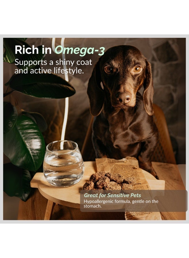 O2Pets Dog and Puppy Fishballs with Algae Natural Treats – 90% Cod Fish with Spirulina and Chlorella – Active Immune Support & Green Superfood Snack, High-Protein Grain-Free Reward 90g - Image 5